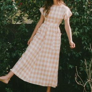 Christy Dawn Jane Dress in Lemonade Plaid